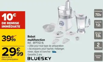 Carrefour Bluesky robot multifonction offre