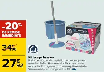 Carrefour Elephant kit lavage smarteo offre