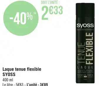 Syoss laque tenue flexible