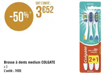 Géant Casino Colgate brosse à dents medium offre