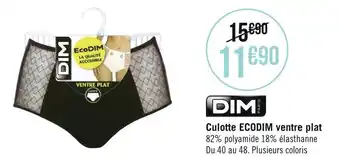 Géant Casino Dim culotte ecodim ventre plat offre