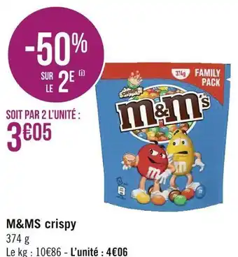 M&ms m&ms crispy