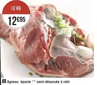 Géant Casino Agneau épaule semi-désossée à rotir offre