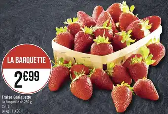 Géant Casino Fraise gariguette offre