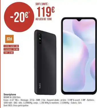 Géant Casino Smartphone offre