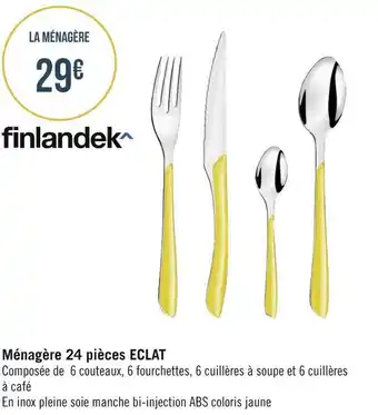 Finlandek ménagère 24 pièces eclat