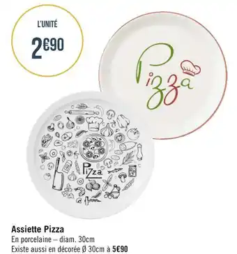 Géant Casino Assiette pizza offre