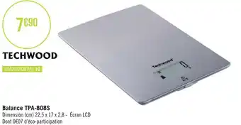 Techwood balance tpa-808s