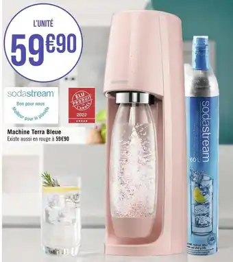 Sodastream machine terra bleue