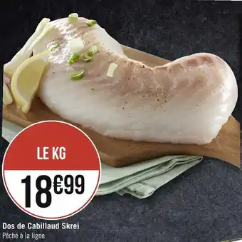 Géant Casino Dos de cabillaud skrei offre