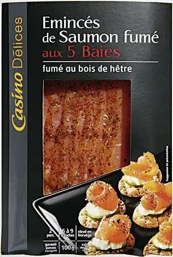 Spar EMINCÉS DE SAUMON FUMÉ AUX 5 BAIES offre