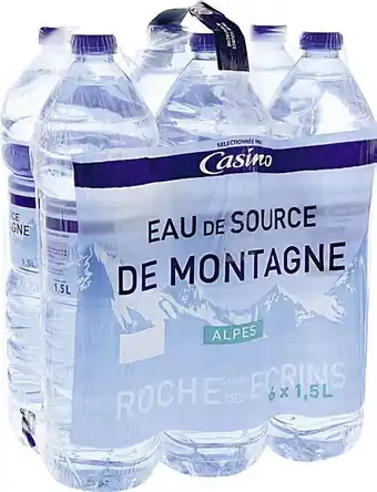 eau de source de montagne alpes