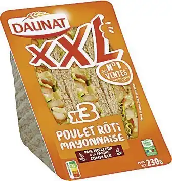 Spar SANDWICHS PAIN COMPLET XXL POULET RÔTI MAYONNAISE offre