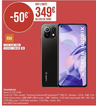 Géant Casino Xiaomi smartphone offre