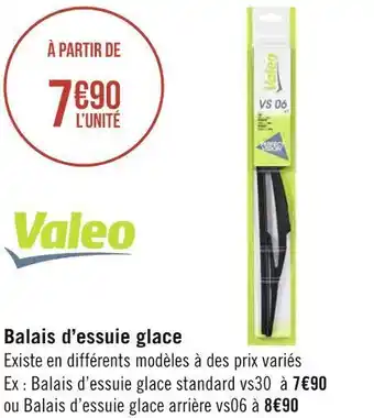Géant Casino Valeo balais d’essuie glace offre