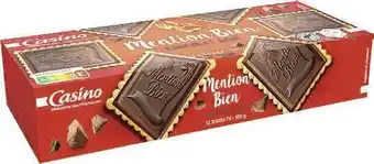 Petit Casino BISCUITS MENTION BIEN CHOCOLAT NOIR offre