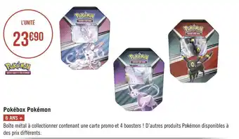 Géant Casino Pokémon pokébox offre