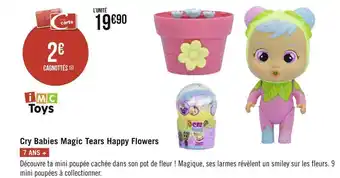 Géant Casino Cry babies cry babies magic tears happy flowers offre