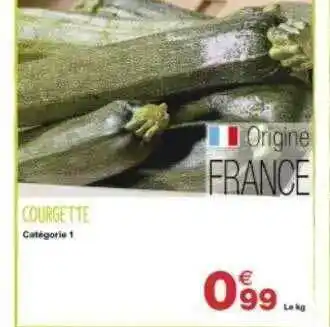 Grand Frais Courgettes offre