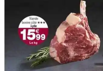 Viande Bovine : Côte à Griller