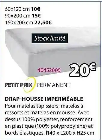JYSK Drap-housse Imperméable offre