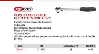 DomPro Cliquet Reversible Ultimate Modifix 1-2 offre