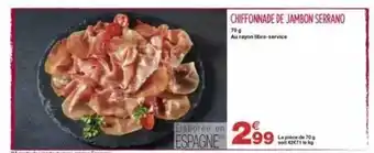 Grand Frais Chiffonnade De Jambon Serrano offre