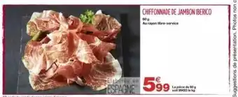 Grand Frais Chiffonnade De Jambon Iberico offre