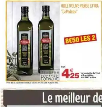 Grand Frais Huile D'olive Vierge Extra offre
