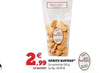 Hyper U Spritz Nature offre