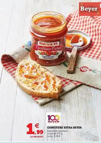 Hyper U Confiture Extra Beyer offre