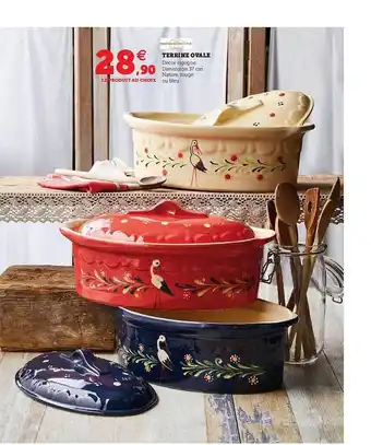 Hyper U Terrine Ovale offre