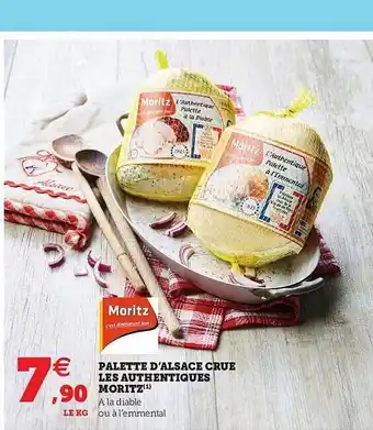 Hyper U Palette D'alsace Crue Les Authentiques Moritz offre