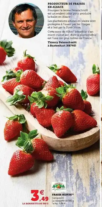 Hyper U Fraise Ronde offre