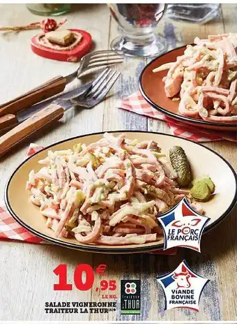 Hyper U Salade Vigneronne Traiteur La Thur offre