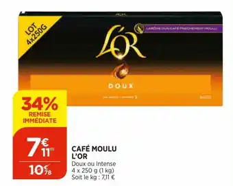 Bi1 Café moulu l'or offre