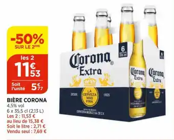Bi1 Bière corona offre