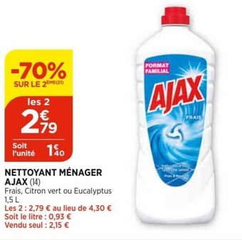 Nettoyant ménager ajax