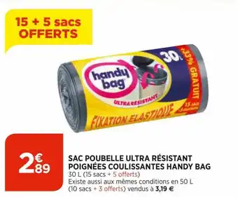Bi1 Sac poubelle ultra résistant offre