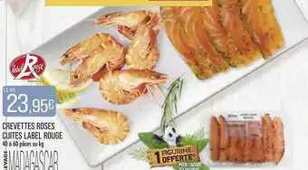 Match Crevettes Roses Cuites Label Rouge offre
