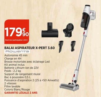 Bi1 Balai aspirateur x-pert 3.60 offre