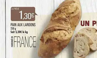 Match Pain Aux Lardons offre