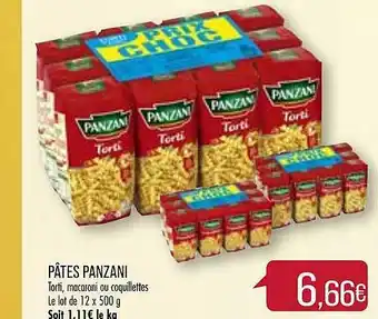 Match Pâtes Panzani offre
