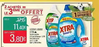 Match Lessive Liquide X-tra offre