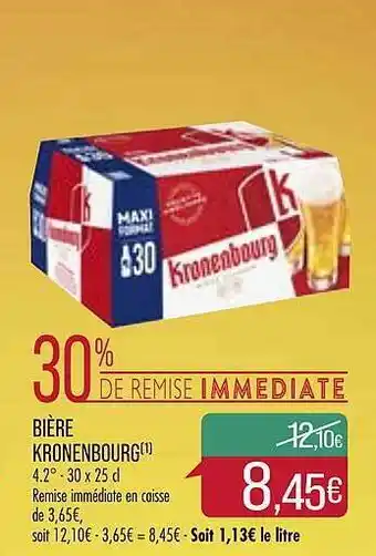 Match Bière Kronenbourg offre
