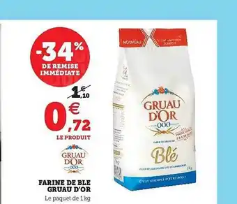 Super U Farine De Blé Gruau D'or -34% De Remise Immédiate offre