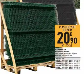 Brico Cash Panneau de Grillage Rigide offre