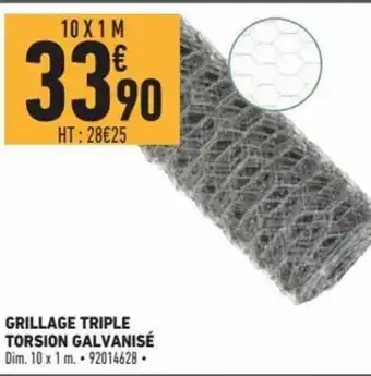 Grillage Triple