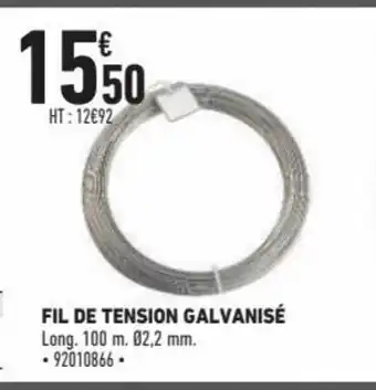 Brico Cash Fil de Tension Galvanisé offre
