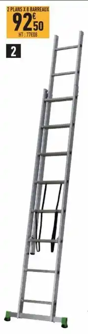 Brico Cash Échelle Aluminium Transformable 2 Plans offre